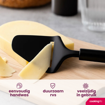 Cookinglife Pizzasnijder Zwart 22 cm