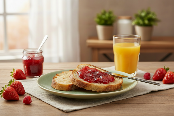 Cookinglife Ontbijtborden / Dessertborden Serene Green Ø 20 cm - Aardewerk - 4 stuks