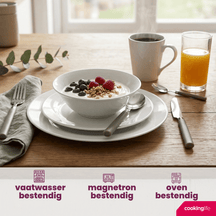 Set de vaisselle Cookinglife - Service - Complet - 4 personnes - 36 pièces