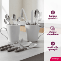Set de vaisselle Cookinglife - Service - Complet - 4 personnes - 36 pièces