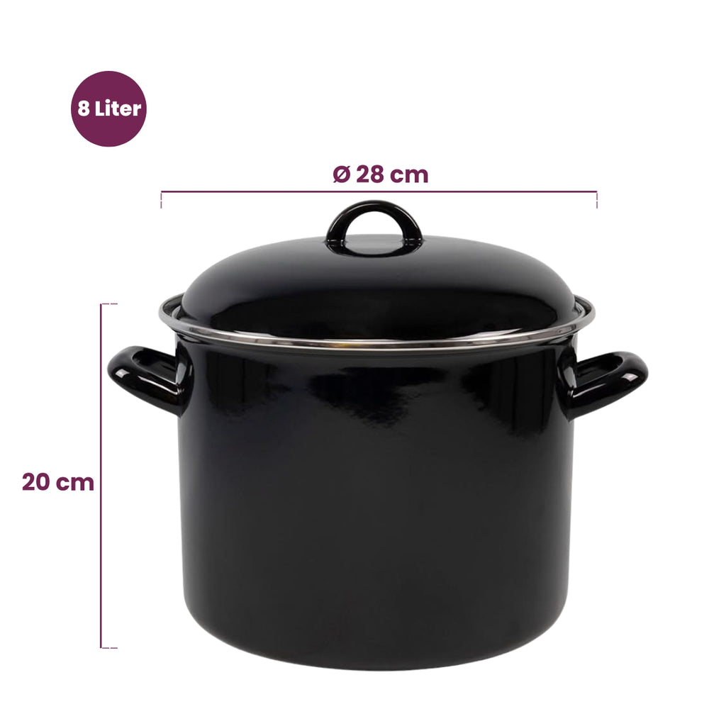 Marmite de cuisson Cooking - Noir - ø 24 cm / 8 litres