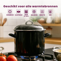 Marmite de cuisson Cooking - Noir - ø 24 cm / 8 litres