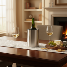 Cookinglife Wijnkoeler Brushed RVS ø 12 x 18 cm