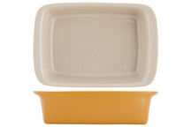 Cosy & Trendy Kleine Ovenschaal / Serveerschaal Aardewerk Fontestic Amber Gold - 16x10x3.5 cm / 350 ml