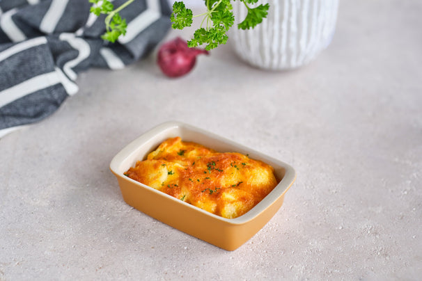 Cosy & Trendy Kleine Ovenschaal / Serveerschaal Aardewerk Fontestic Amber Gold - 16 x 10 x 3.5 cm / 350 ml