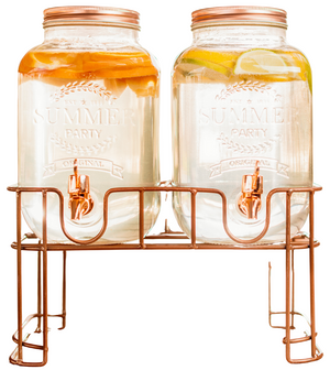 Distributeur de boissons Cosy & Trendy - avec support - 2 x 3 litres