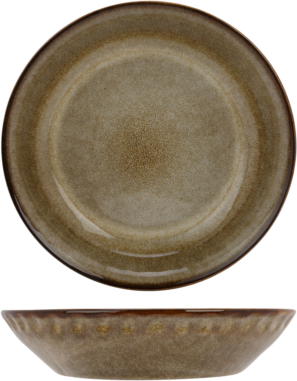 Assiettes profondes / Assiettes à pâtes Cosy & Trendy Araki Hazel ø 21,5 cm - 4 pièces