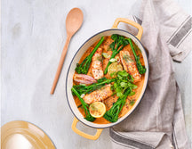 Cosy & Trendy Fontestic Cocotte en Fonte Ambre Or Ovale - 31 x 24 cm - Émaillée