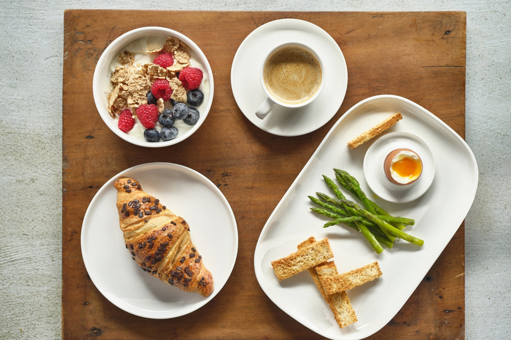 Cosy & Trendy Ontbijtborden / Dessertborden Moon White ø 19 cm - 4 Stuks