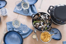 Poêle à moules Cosy & Trendy - Compatible induction - Noir - ø 24 cm / 4 litres