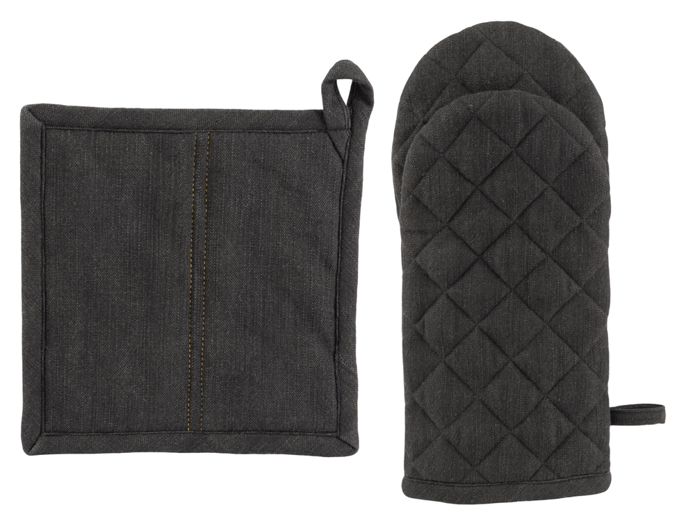 Cosy & Trendy Ovenwant & Pannenlap Set D'nim 2-Delig
