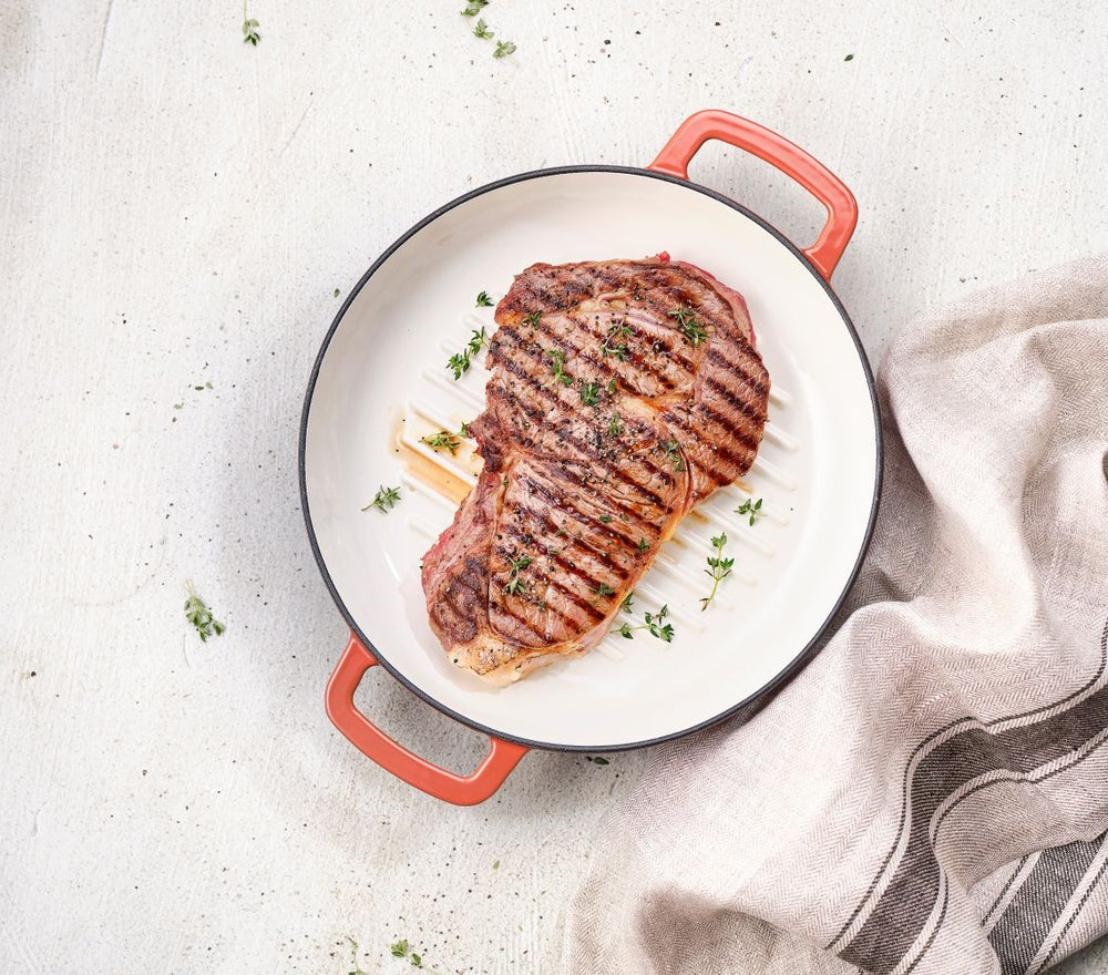 Cosy & Trendy Poêle Grill Fontestic Rouille Ø 28 cm - Émaillée