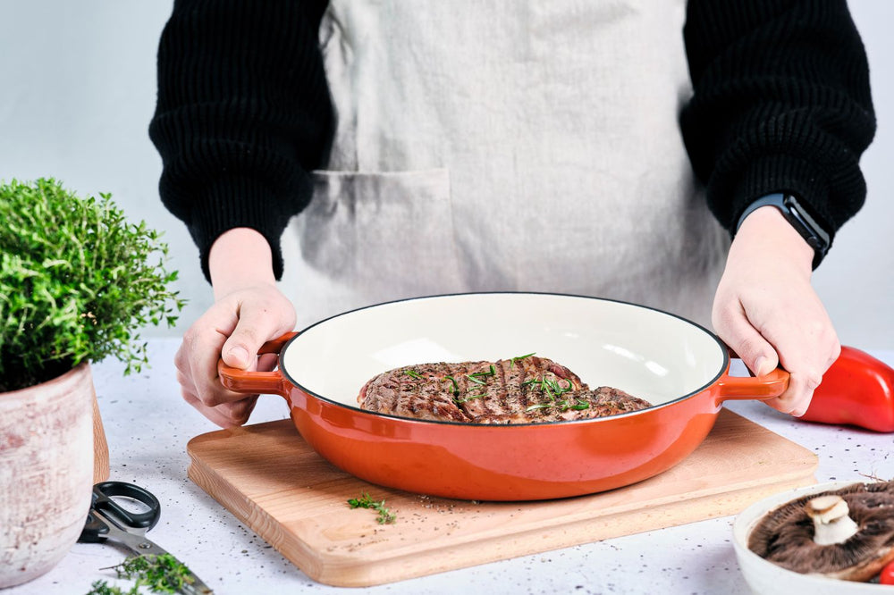 Cosy & Trendy Poêle Grill Fontestic Rouille Ø 28 cm - Émaillée