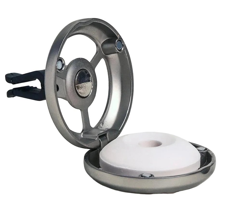 Ensemble d'autoparfums Maison Berger - Argent - Cotton Caress - 45 mm - 3 pieces