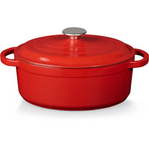 Cuisinova Poêle Ovale 23 x 29 cm - Rouge