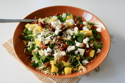 Salade de quinoa à la mangue