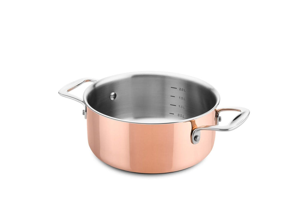 Casserole de cuisson DUCQ en cuivre - ø 20 cm / 2 litres