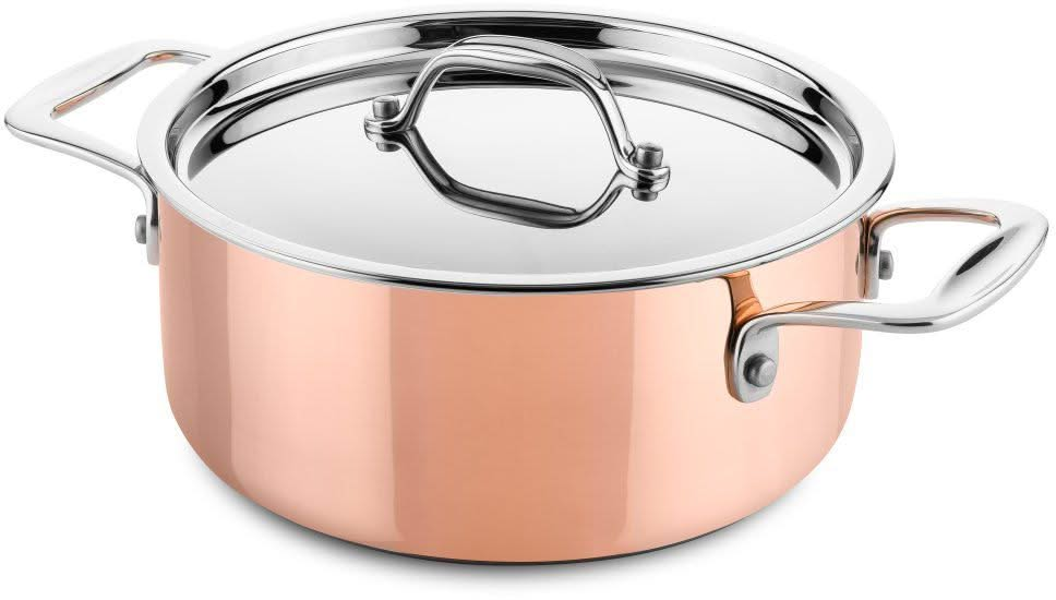 Casserole de cuisson DUCQ en cuivre - ø 20 cm / 2 litres