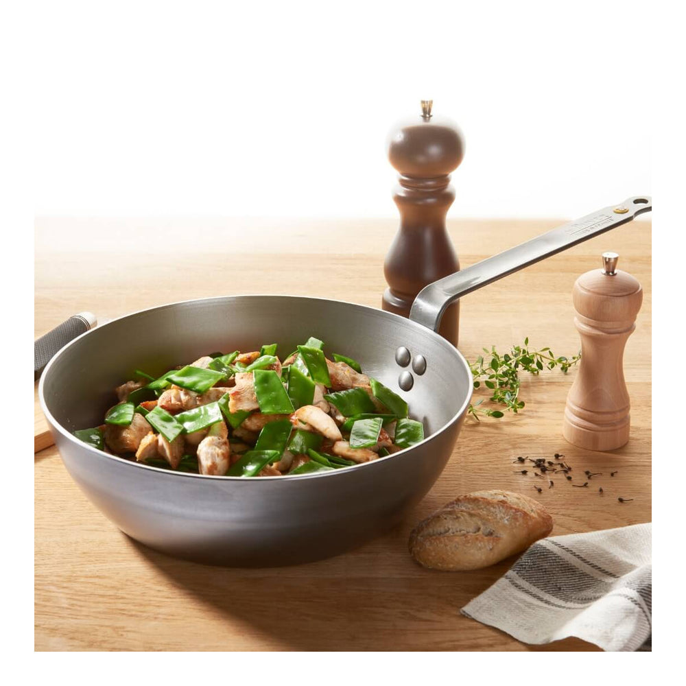 Poêle à frire De Buyer Mineral B - ø 28 cm / 4 litres - sans revêtement antiadhésif