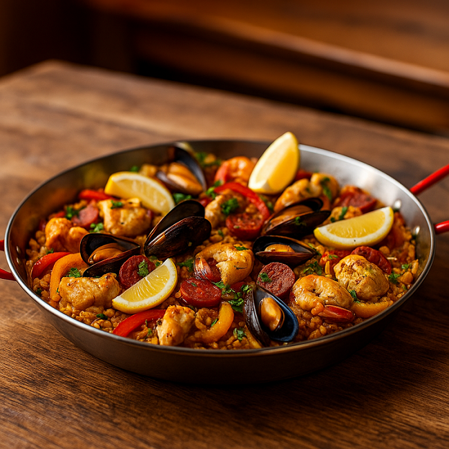 Une recette authentique de paella espagnole pour 4 à 6 personnes