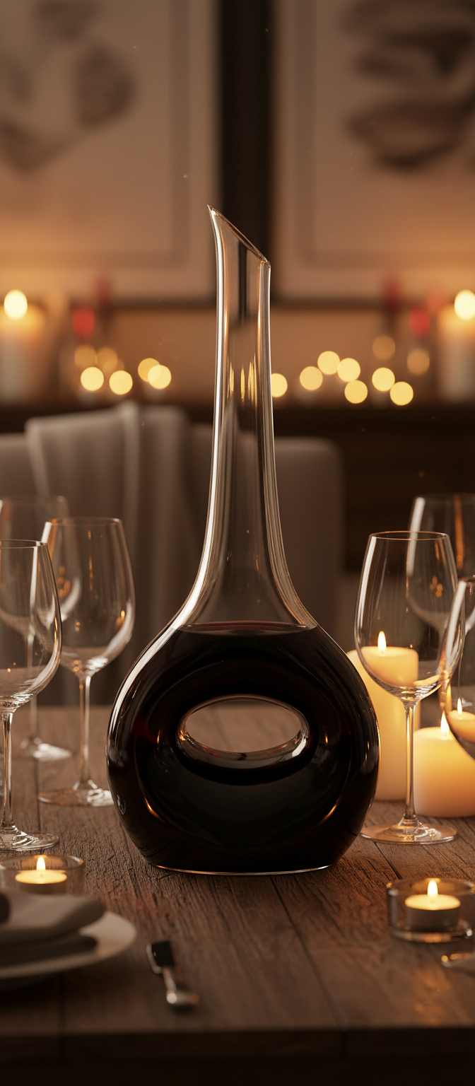 Riedel Carafe Black Tie Occhio Nero - Fait main - 750 ml
