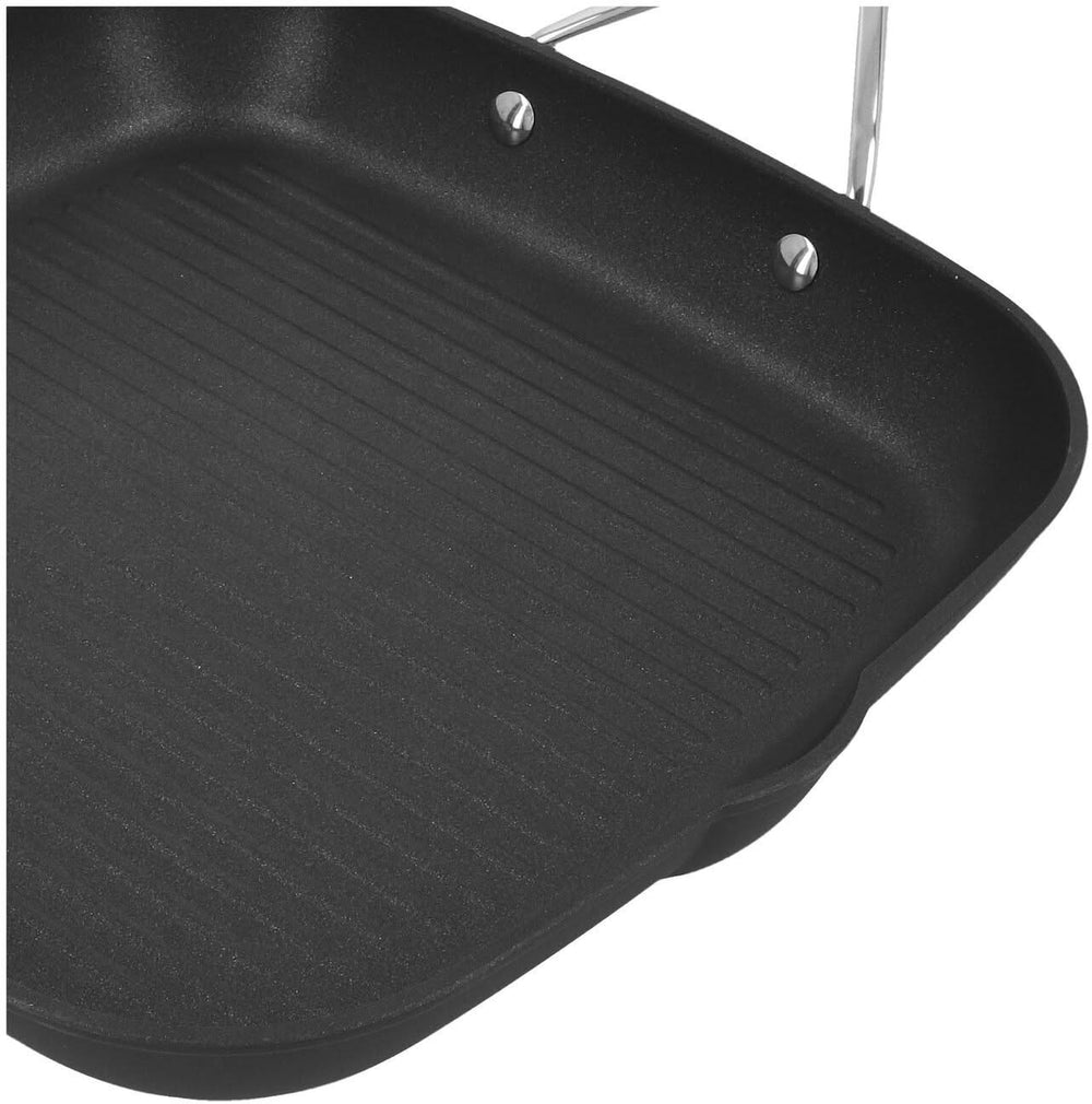 Poêle grill Demeyere Alu Pro 5 Duraslide Titanium 28 x 28 cm