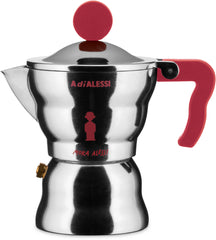 Alessi Percolateur Moka - AAM33/1 R - 1 tasse - par Alessandro Mendini