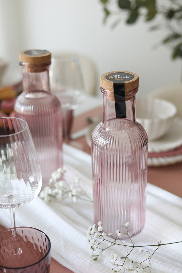 Carafe Cosy & Trendy avec Liège - Raya - Rose - 1 Litre