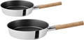 Eva Solo Set de poêles à frire - ø 24 cm + ø 28 cm - Nordic Kitchen - Acier inoxydable