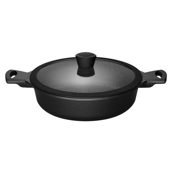 Sola Poêle à Paella avec couvercle Fair Cooking Noir ø 28 cm