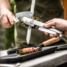 Ensemble de pinces Forged - Pinces à servir - Churrasco - 318 mm - 4 pièces