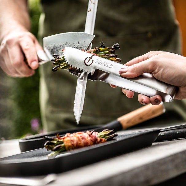 Pinces de service Forged Churrasco - RVS - 4 pièces