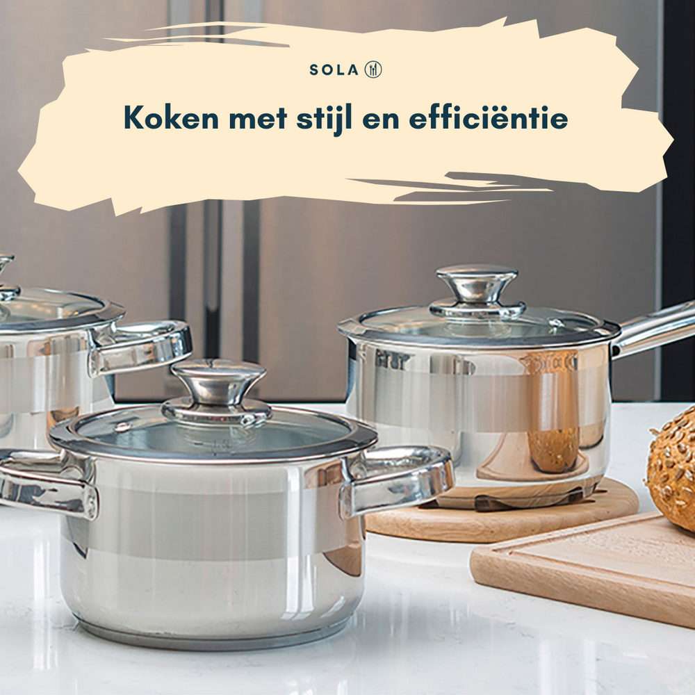 Batterie de cuisine 4 pièces Sola Furore