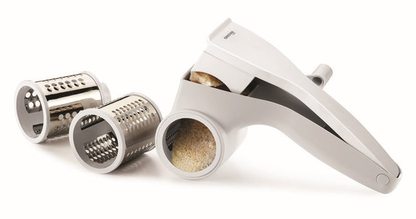 Râpe à fromage Ghidini / Râpe à tambour - avec 3 tambours