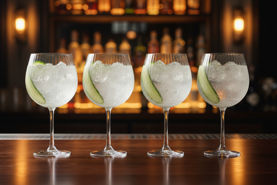 Gin Tonic Glazen Verano 620 ml - 4 stuks - Serveren Cocktails - Cookinglife