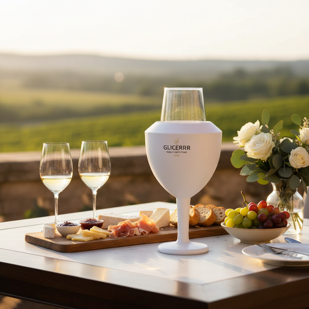 Ensemble de verres a vin Glicerrr - Refroidisseur - Basic - 300 mm - 4 pieces