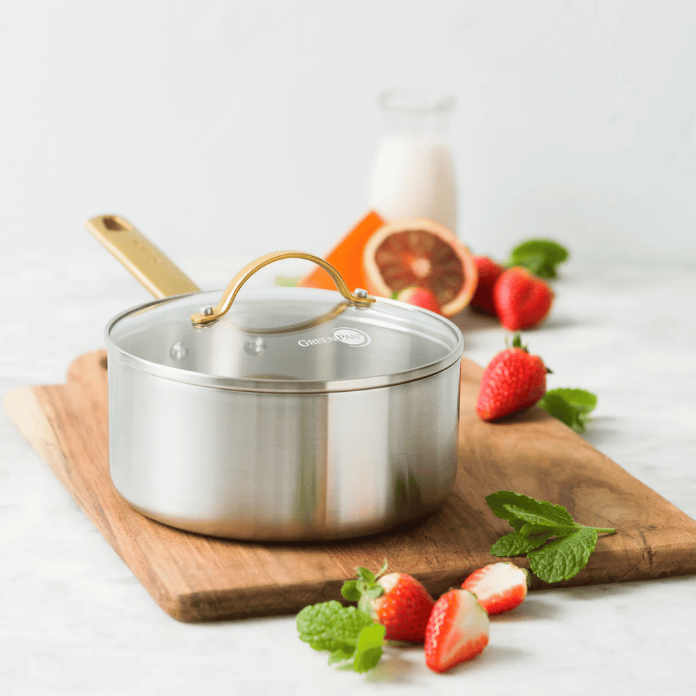Ensemble de casseroles GreenPan Padova Reserve 3 pièces - Triply - Casserole Ø 20, 24 cm & Casserole Ø 18 cm