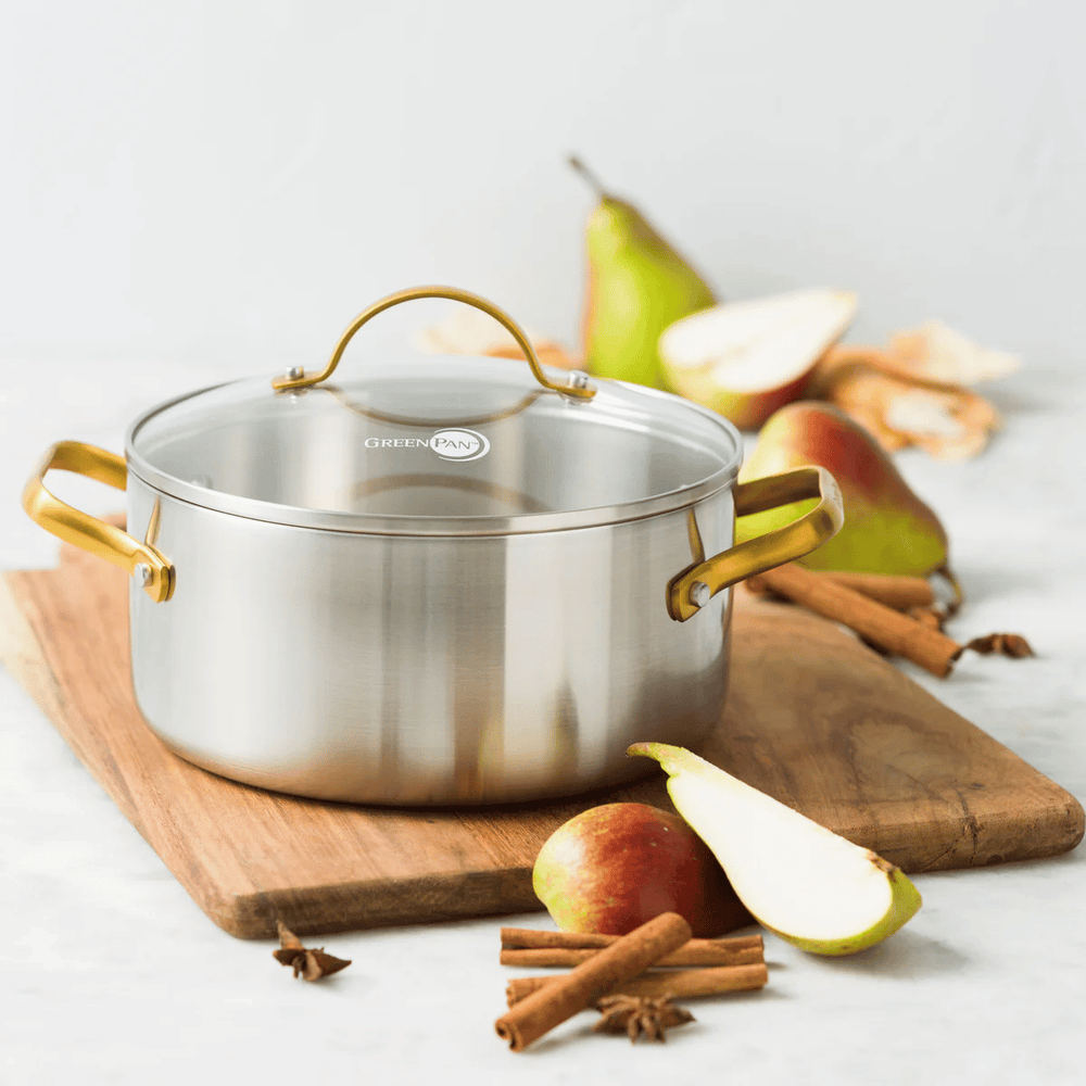 Ensemble de casseroles GreenPan Padova Reserve 3 pièces - Triply - Casserole Ø 20, 24 cm & Casserole Ø 18 cm