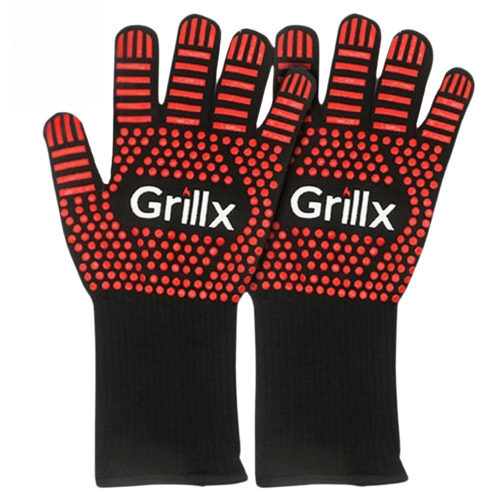 Gants de barbecue GrillX - Gants de cuisine - Grip supplémentaire - 2 pièces