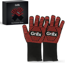 Gants de barbecue GrillX - Gants de cuisine - Grip supplémentaire - 2 pièces