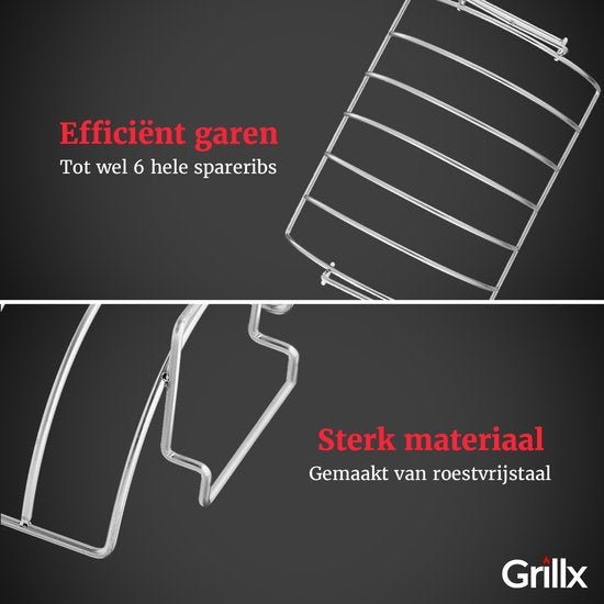 Support de côtes de porc GrillX BBQ