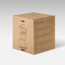 GrillX Kamado 13 Inch - incluant housse de rangement - Barbecue Egg - Barbecue au charbon de bois - Noir - Ø 27 cm