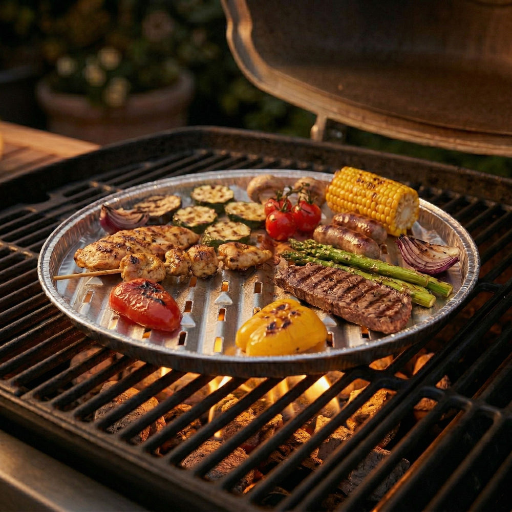 Bol à griller pour barbecue Cookinglife Grill / Plateau à griller pour barbecue ø 34 cm - 5 pièces