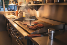 Cookinglife Kit Grill Smashburger / Presse à Smashburger, Spatule BBQ & Shaker à Épices