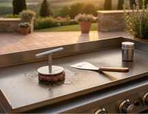 Cookinglife Kit Grill Smashburger / Presse à Smashburger, Spatule BBQ & Shaker à Épices