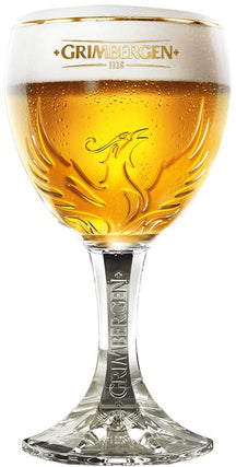 Verres à bière Grimbergen sur pied 330 ml - 6 pièces