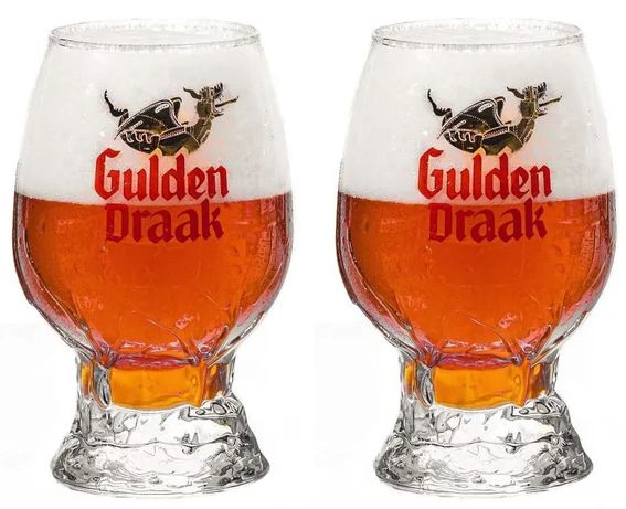 Set de verres a biere Gulden Draak - Chope a biere - Bokaal - 330 ml - 2 pieces
