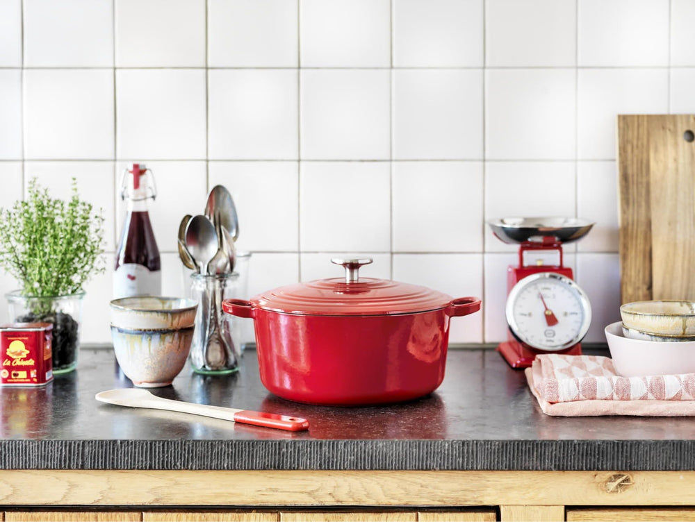 Poêle à rôtir BK Bourgogne Chili Red - ø 24 cm / 4,2 litres