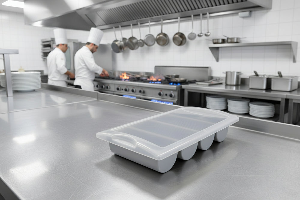 Couvercle de plateau à couverts Hendi - 4 compartiments GN 1/1