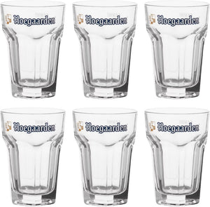 Ensemble de verres à bière Hoegaarden - Verres à witbier - 330 ml - 6 pièces